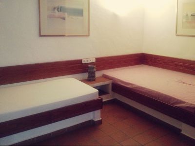 Schlafzimmer mit Einzelbetten Ferienwohnung in Morro Jable