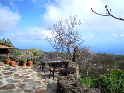 El Hierro Ferienhaus H - 022 Terrasse mit Meerblick