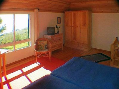 Schlafzimmer freistehendes Ferienhaus auf Madeira