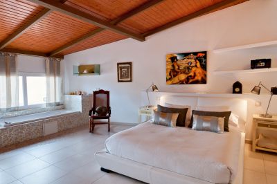 Schlafzimmer mit Bad Villa Gran Canaria