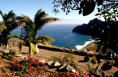 Ferienhaus La Gomera mit Sonnenaufgang über dem Meer | I.C.R.