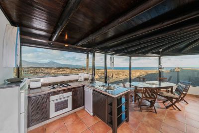 Kueche Ferienhaus Lanzarote am Meer