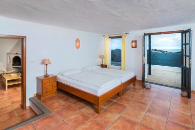 Schlafzimmer Ferienhaus Lanzarote am Meer