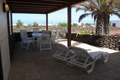 Terrasse Ferienhaus Lanzarote