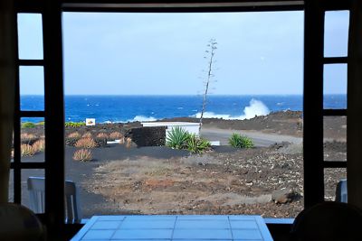 Ausblick von der Ferienwohnung am Meer