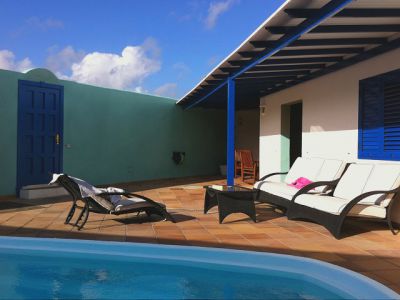 Ferienhaus am Meer bei Arrieta Lanzarote Nord mit Pool