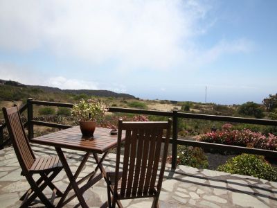 Ferienhaus auf El Hierro Terrasse