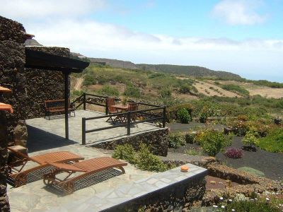 Ferienhaus auf El Hierro Terrasse