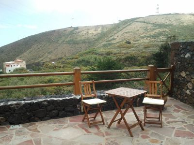 Ferienhaus El Hierro Terrasse