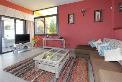 Teneriffa Süd Villa TFS-080 Wohnzimmer mit SAT-TV