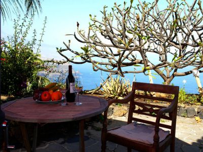 Teneriffa Ferienhaus TFN-050 C Terrasse mit Meerblick