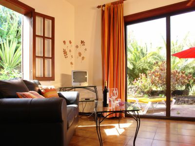 Teneriffa Ferienhaus TFN-050 C Wohnraum mit SAT-TV