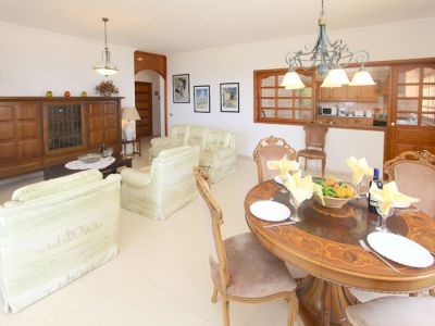 Wohnzimmer Ferienhaus Teneriffa Süd mit Pool TFS - 038