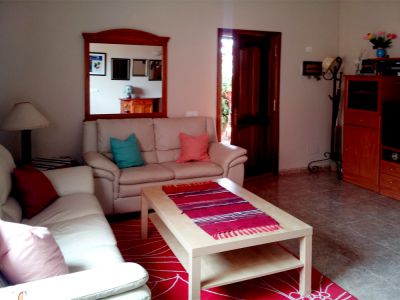 Fuerteventura Ferienhaus F-180 gemütliches Wohnzimmer
