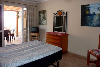 Fuerteventura Ferienhaus F-180 Schlafzimmer mit Doppelbett