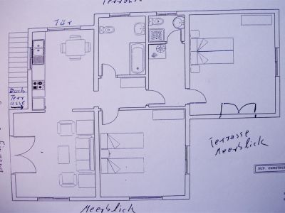 La Palma Ferienhaus P - 165 Grundriss