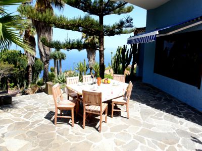 Teneriffa Ferienhaus TFN-052 Terrasse mit Meerblick