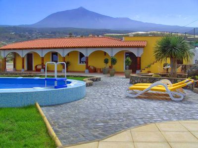 Finca Teneriffa Nord mit Pool und Meerblick