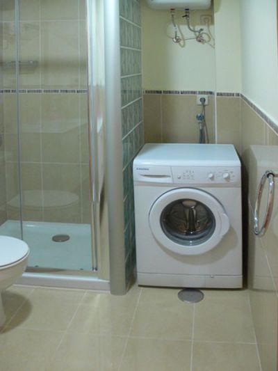 Gran Canaria Ferienwohnung G-022 Duschbad mit Waschmaschine