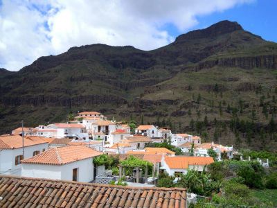 Gran Canaria Finca G-130 Blick auf Ortschaft