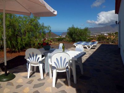 La Palma Ferienhaus P-141 Terrasse mit Tisch