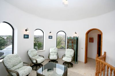 Lanzarote Villa L-170 Schlafzimmer im Turm