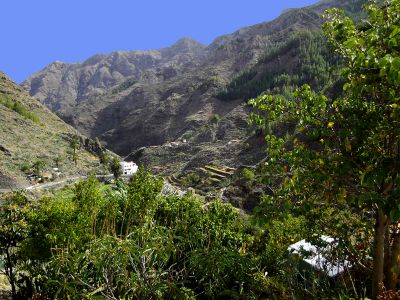 La Gomera Ferienhaus GO-100 Blick ins Tal