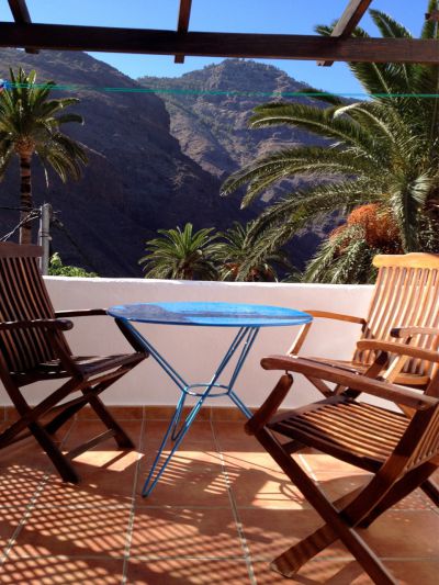 La Gomera kleines Ferienhaus im Valle Gran Rey GO-044 - Terrasse