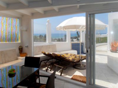 Lanzarote Ferienwohnung am Meer L-150 Blick auf Terrasse 1