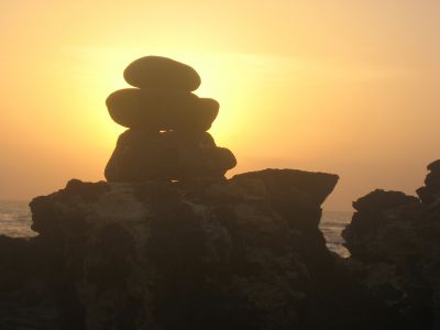 F-261 Ferienwohnung Fuerteventura Kunst im Sonnenuntergang