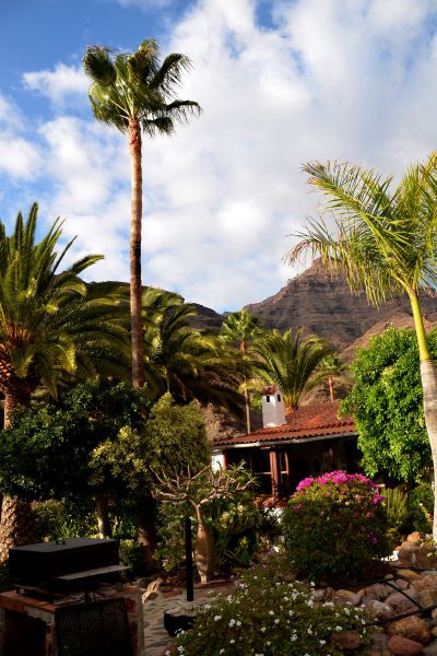 Gran Canaria Finca G-010 Hausansicht Garten