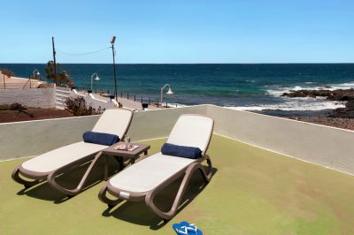 Ferienhaus Agaete am Meer G-590 Dachterrasse mit Meerblick