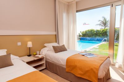 G-451 Villa Gran Canaria Schlafzimmer mit Einzelbetten