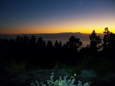 P-191 Ferienhaus La Palma Abendstimmung