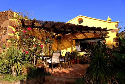 Ferienhaus Lanzarote L-064 möblierte Terrasse