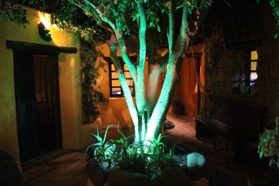 Ferienhaus Lanzarote L-064 Patio Abendstimmung Innenhof