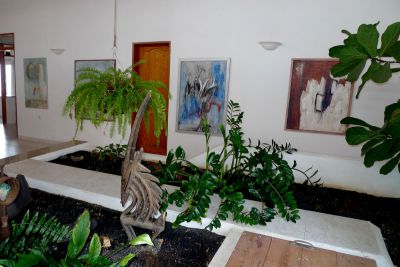Lanzarote Villa L-046 Innen Grünpflanzen