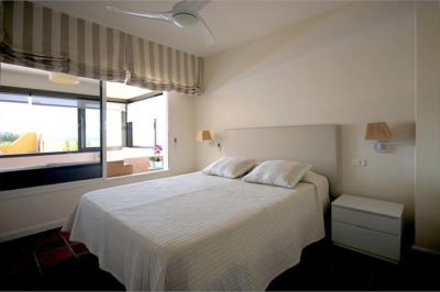 Ferienwohnung G-127 Schlafzimmer mit Doppelbett