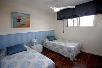 Ferienwohnung G-127 Schlafzimmer mit Einzelbetten