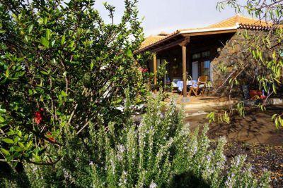 Ferienhaus La Palma Puntagorda P-209 Blick auf die Terrasse