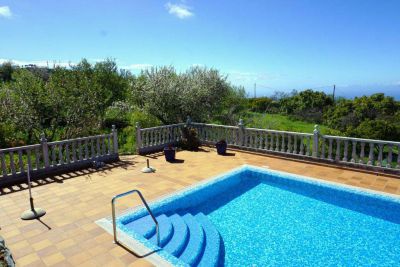 Ferienhaus La Palma Puntagorda P-209 Pool mit Ausblick