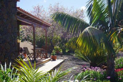 Ferienhaus La Palma Puntagorda P-209 Blick auf die Terrasse 2