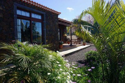 Ferienhaus La Palma Puntagorda P-209 Blick auf die Terrasse 1