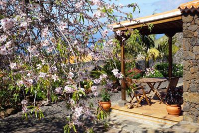 Ferienhaus La Palma Puntagorda P-209 Blick auf die Terrasse 3