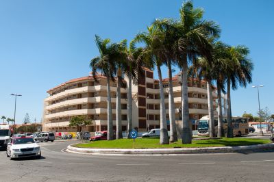Appartementhaus G-109 in Playa del Ingles zur Straßenseite