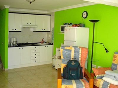 Ferienwohnung B in San Agustin am Meer Küche