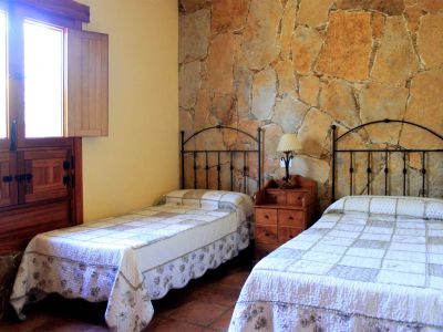 G-137 Finca Gran Canaria Schlafzimmer mit 2 Einelbetten