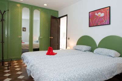 Private Villa Maspalomas G-094 Schlafzimmer mit Doppelbett