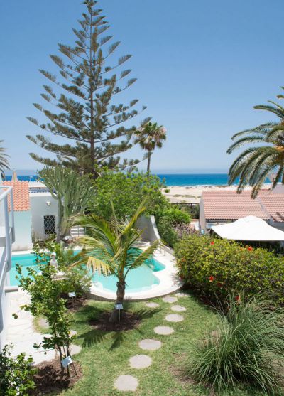 Private Villa Maspalomas G-094 Blick auf den Pool