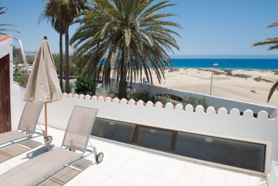 Ferienhaus Maspalomas Dachterrasse mit Blick auf die Dünen G-094 